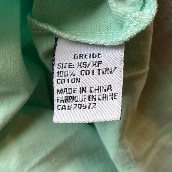 NWT ladies tank top mint colour with design - Picture 5 of 5